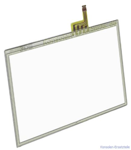 Touchpanel 3DS, Touchscreen Nintendo 3DS, Touchscreen 3DS, Glasscheibe 3DS, Nintendo 3DS Schreiboberfläche, Nintendo 3DS Touchpanel, Nintendo 3DS Touchscreen, Touchscreen zerkratzt