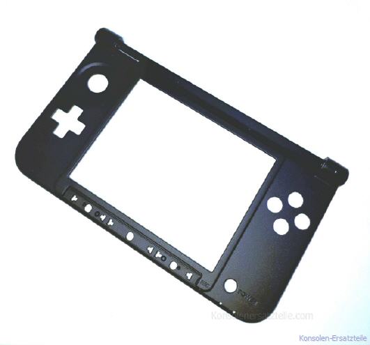 3DS XL Gehäuse Mittelrahmen, Innenteil, schwarz, 3DS XL middleframe black