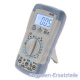 Digitales Multimeter, Spannungsmesser, Strommesser, DMM, Vielfachmessinstrument digitale Anzeige. Digitales Messgerät für Spannung, Strom und Widerstand inkl. Transistortester, hFE Tester. Vielfachmessgerät, Spannungsmessung, Strommessung, Widerstandsmessung, Diodentest, Durchgangsprüfung, LCD Multimeter A830L