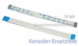 JDS-001, jds001, jds 001, Anschlusskabel 14p, Flexkabel für JDS-001, 14 poliges Kabel für usb buchse mit platine, PS4 Lightbar, PS4 Ladeanschluss, Flexkabel PS4 USB Buchse, PS4 USB Platine Anschlusskabel, 12 poliges Kabel für PS4 Controller, 14 Pin flex cable charge port usb charger board pcb For PS4 Controller