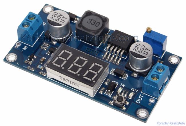 XL6009E1 Step Up DC-DC boost Schaltregler, mit LED Voltmeter und Schraubklemmen, DC DC Aufwärtsregler, XL6009E1 einstellbarer Spannungsregler, Step up Schaltwandler, DC boost converter, XL-6009E1 dc-dc wandler, Schaltregler hoher Effizienz, DC-DC Schaltreglermodul, XL6009E1 Step up power supply, XL6009E1 Ausgangsstrom 4 Ampere max.