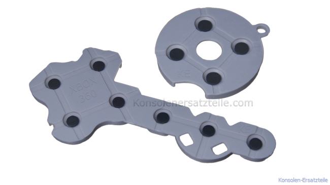 XBOX 360 Controller Gummis, XBOX 360 Tastengummis, XBOX 360 Kontaktgummi Satz, XBOX 360 Controller Ersatzteile, XBOX 360 Rubber Pads, XBOX 360 Rubber Pads