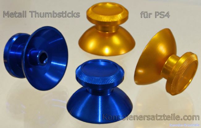 Metall PS4 Thumb Sticks, Aluminium PS4 Controller Analogstick Kappen, PS4 Metall Sticks, PS4 Thumbsticks, PS4 Joysticks, PS4 Thumbstick, Sticks PS4, PS4 Joystick, PS4 Analog Controller Kappen, PS4 Sticks kaufen, neue PS4 Ersatz Sticks, ps4 thumbs